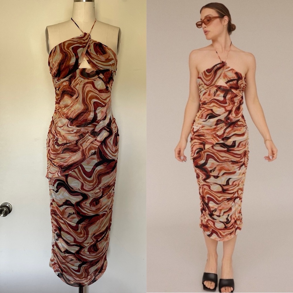 En Saison Esther Midi Dress 🤎🧡